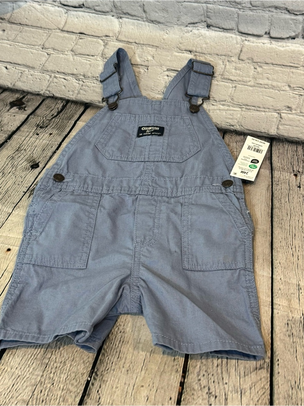 OshKosh BGosh Blue Overall Shorts